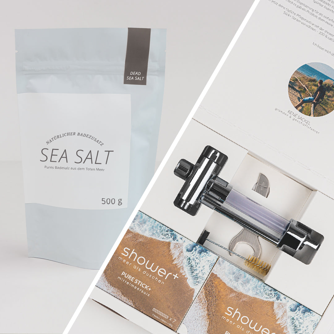 DER VERGLEICH, SALZBAD ODER SALZDUSCHE?